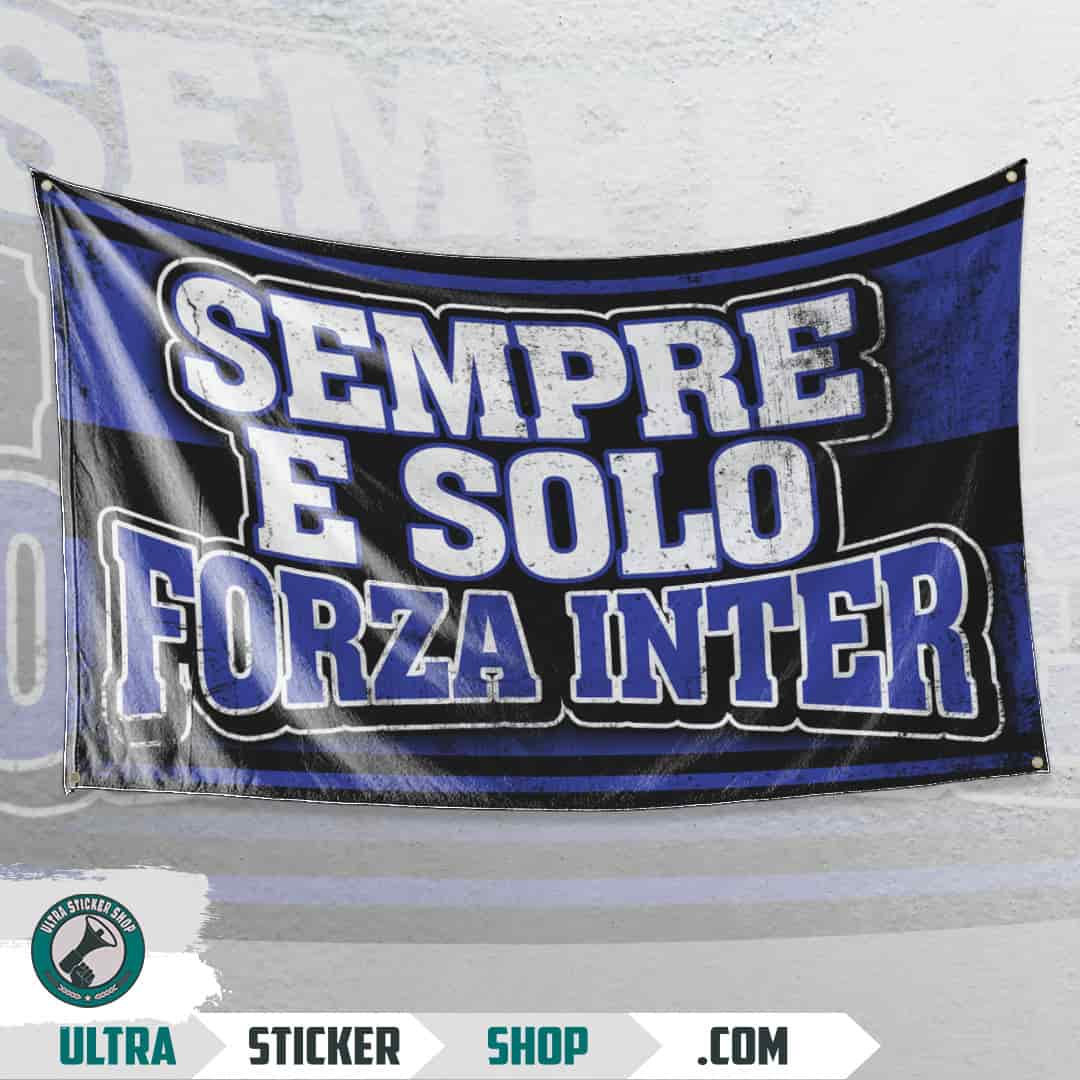 Sempre E Solo Forza Inter Flag