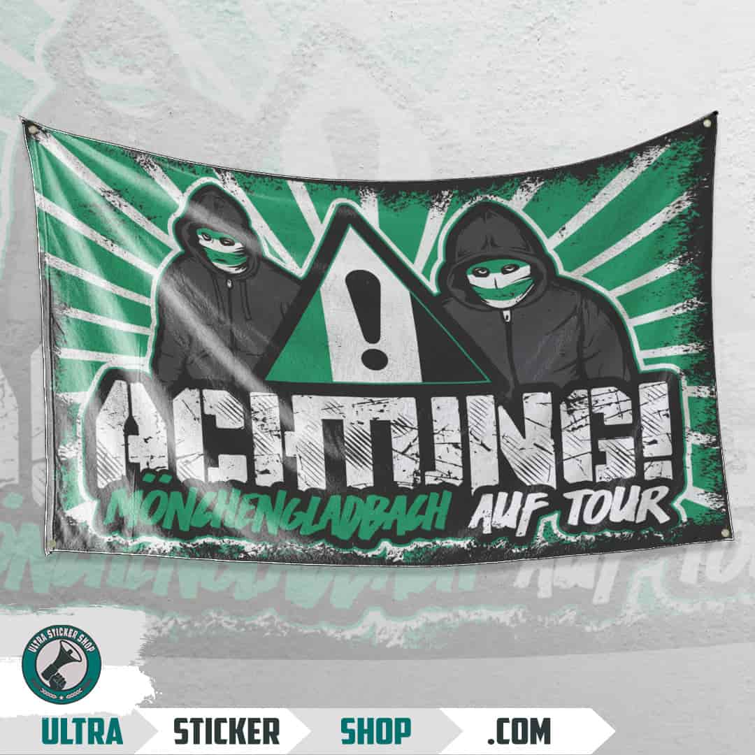 Achtung! Mönchengladbach auf tour Flag