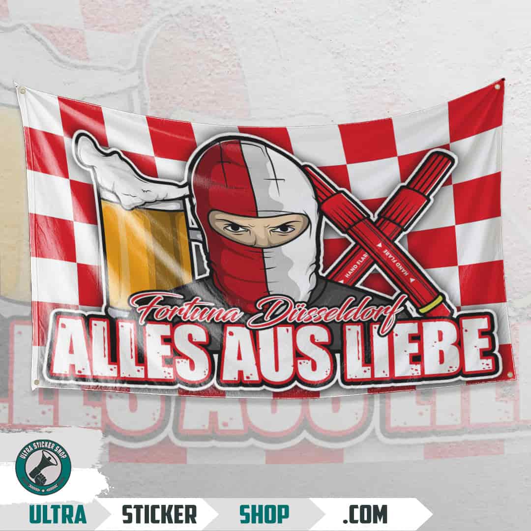 Alles aus liebe Fortuna Düsseldorf Flag