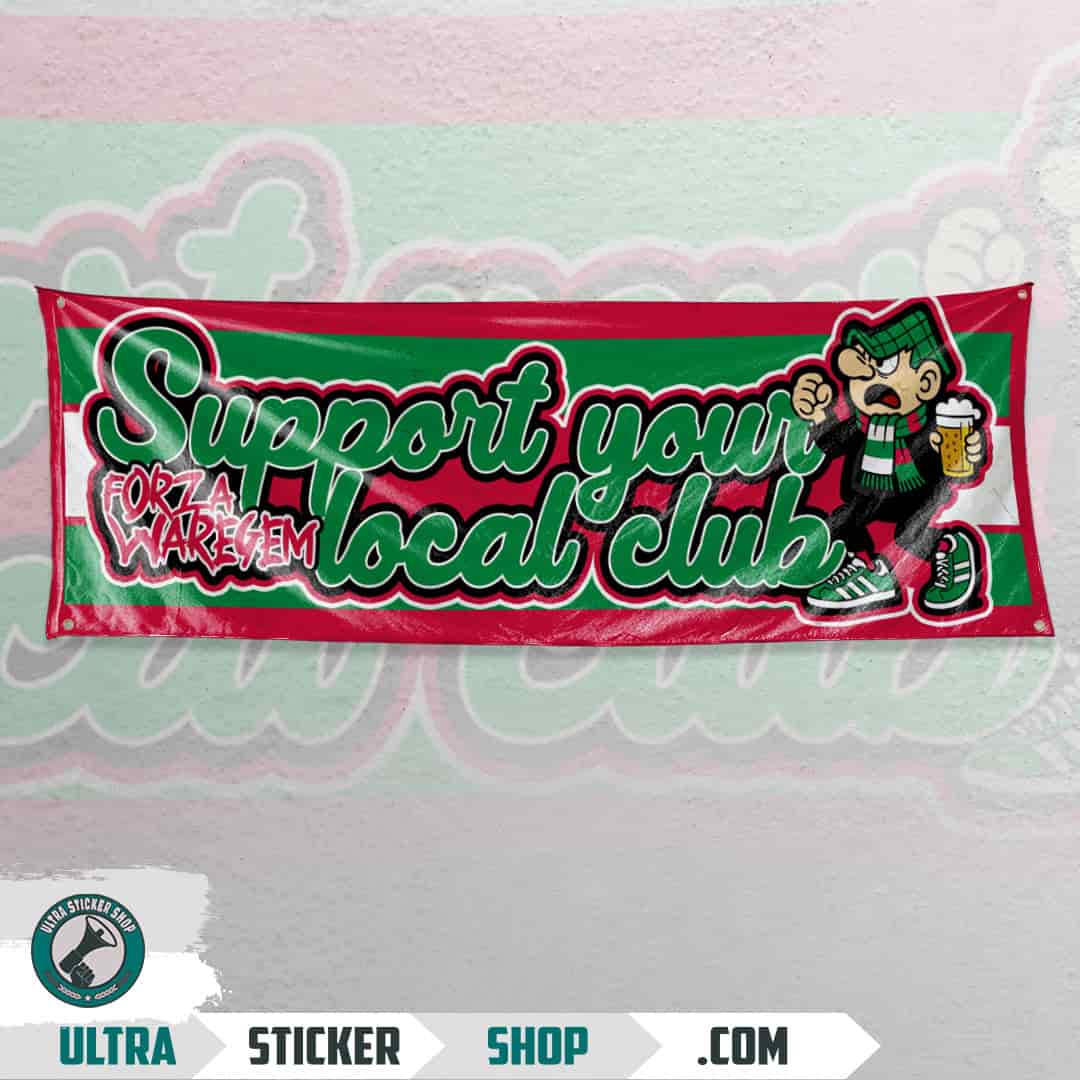Support your local Forza Waregem Flag