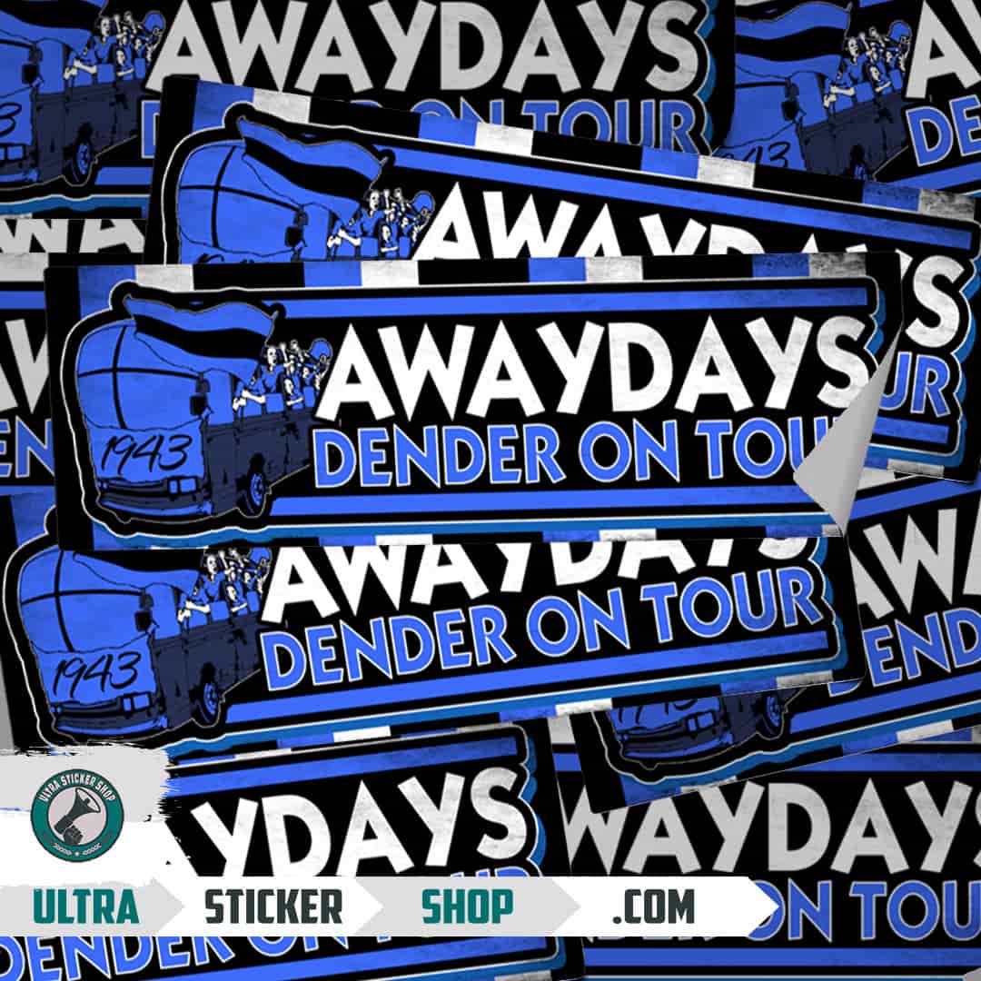 Awaydays Dender on tour Stickers