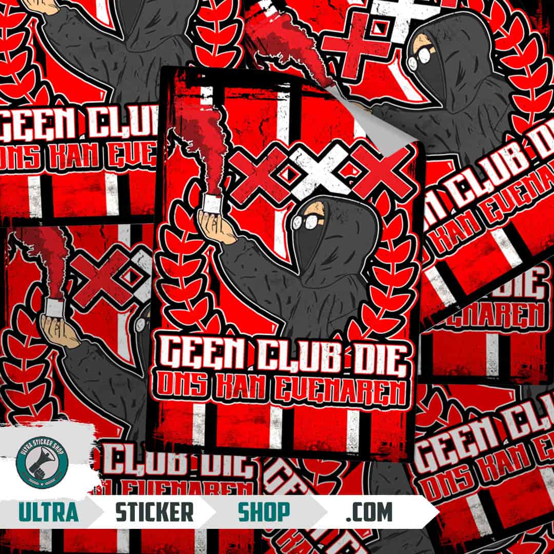 Geen club die ons kan evenaren Stickers
