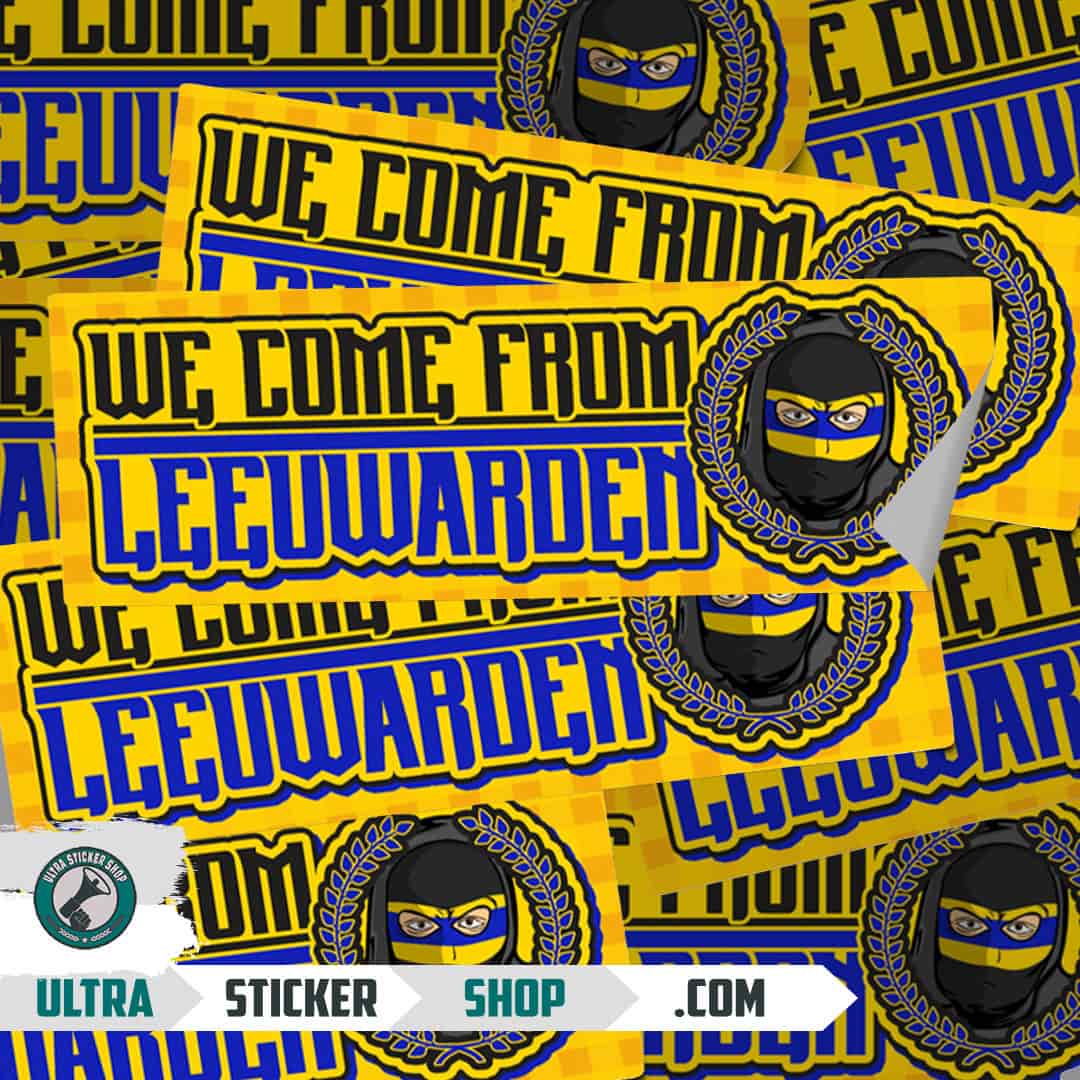 We come from Leeuwarden Stickers