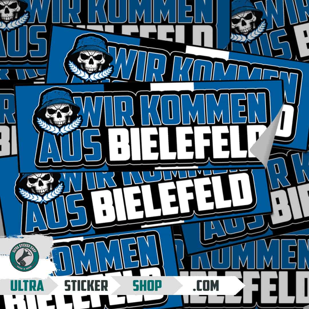 Wir Kommen Aus Bielefeld Stickers