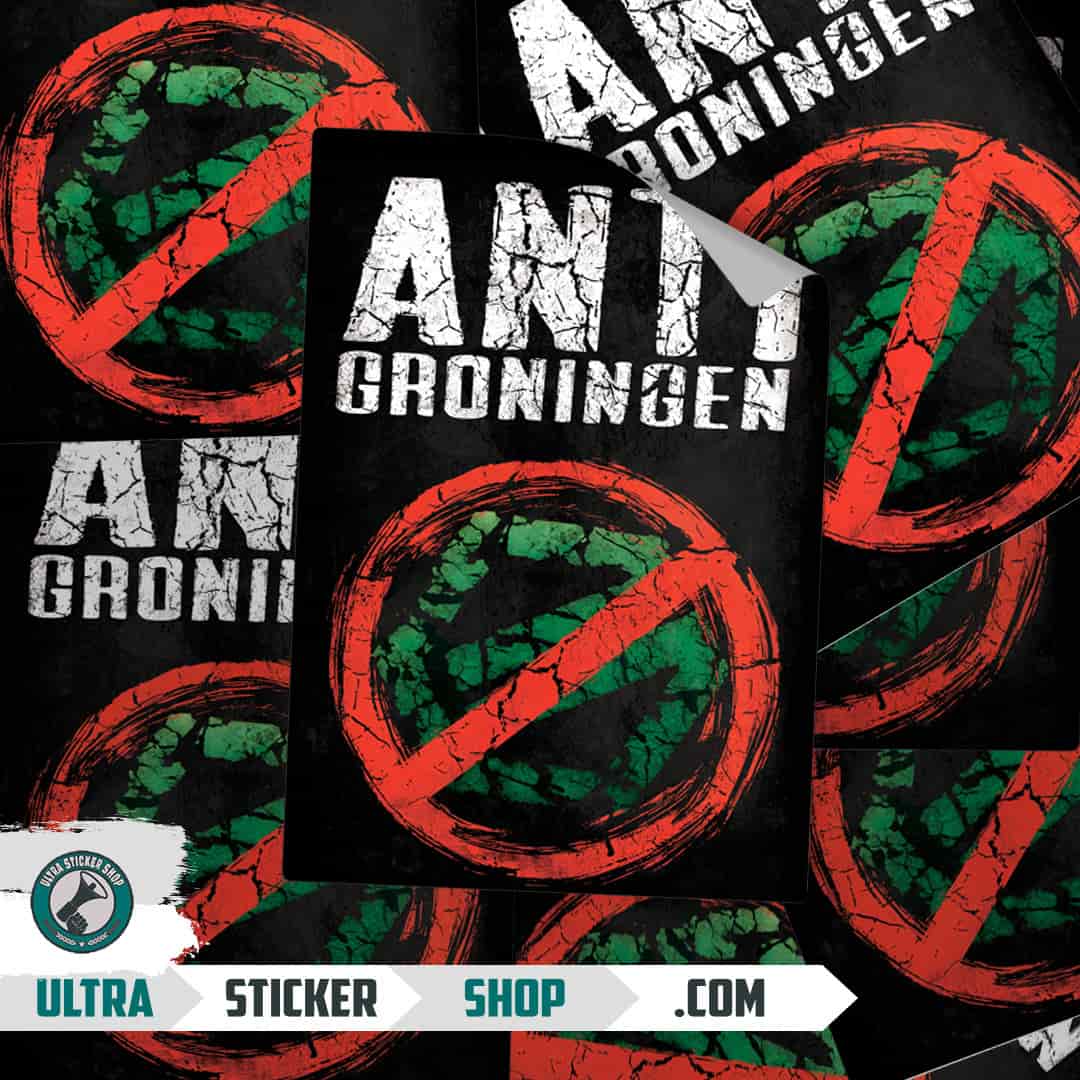 Anti Groningen Stickers
