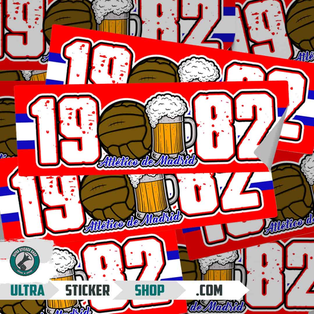 Attetico De Madrid 1982 Stickers