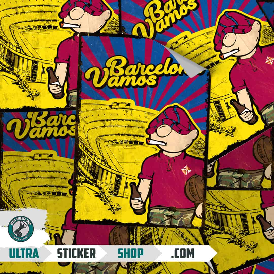 Barcelona Vamos Stickers