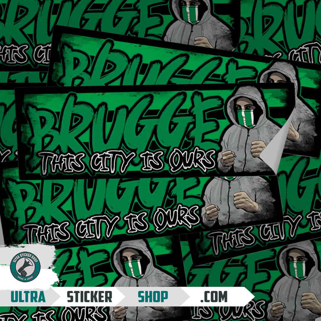 Brugge this city is ours Stickers
