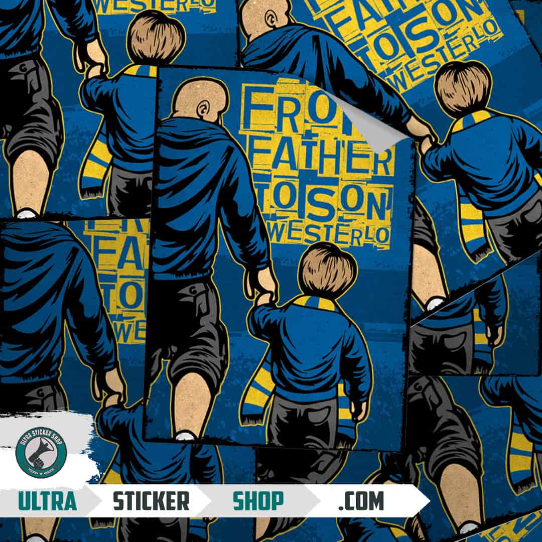 From Father to son Westerlo Stickers