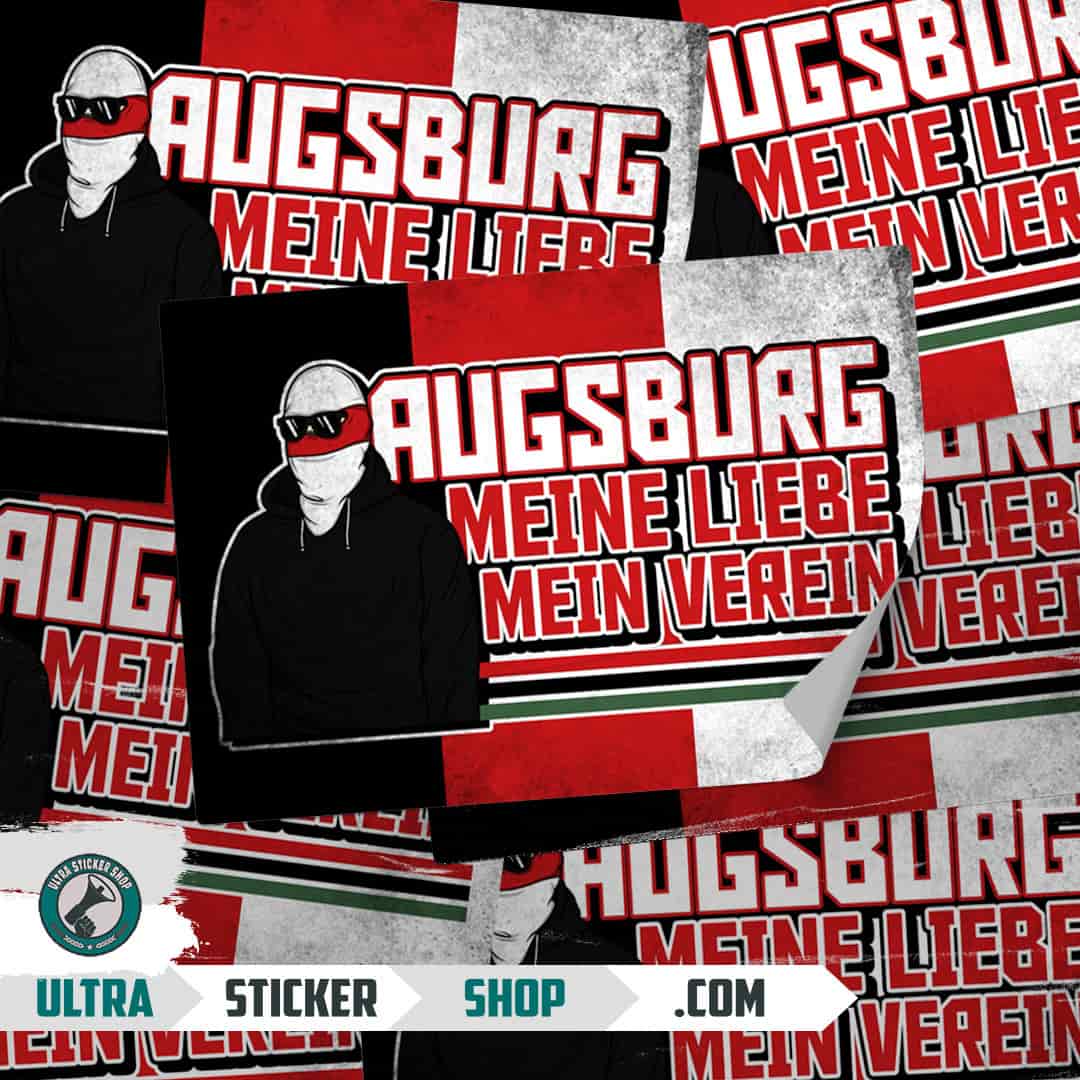 Augsburg meine liebe mein verein! Stickers