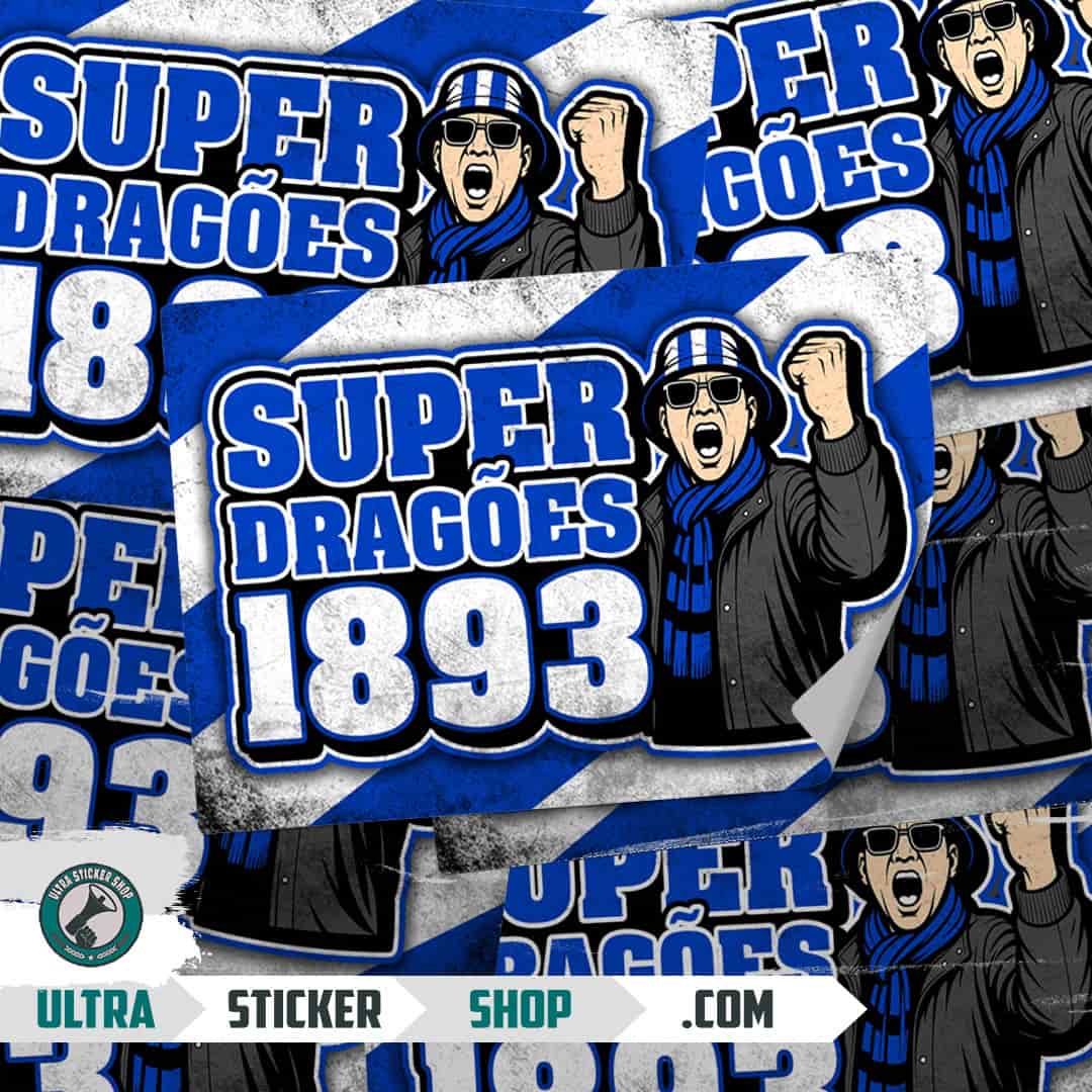 Super Dragoes 1893 Stickers