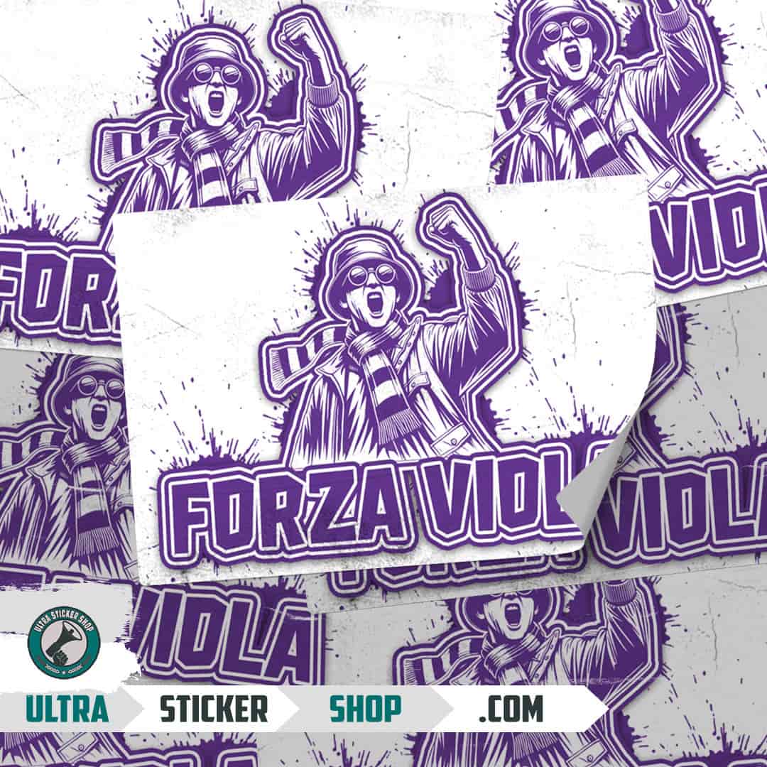 Forza Viola Stickers