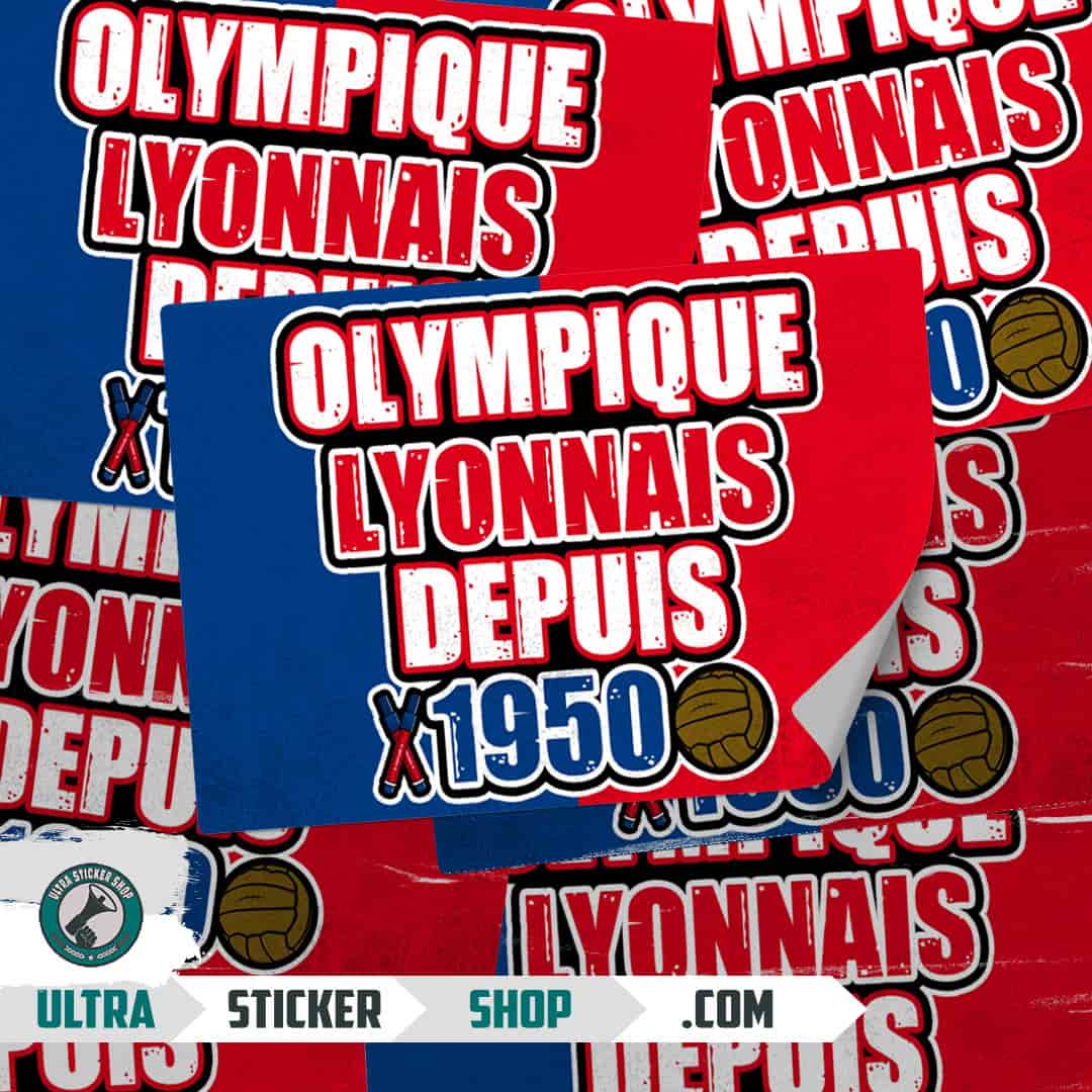 Olympique lyonnais Depius 1950 Stickers