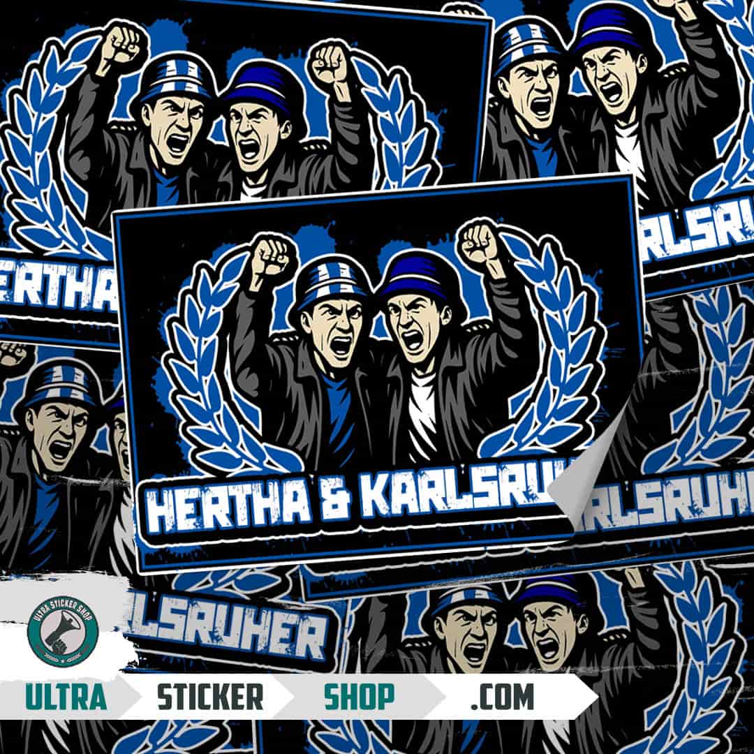 Hertha & Karlsruher Stickers