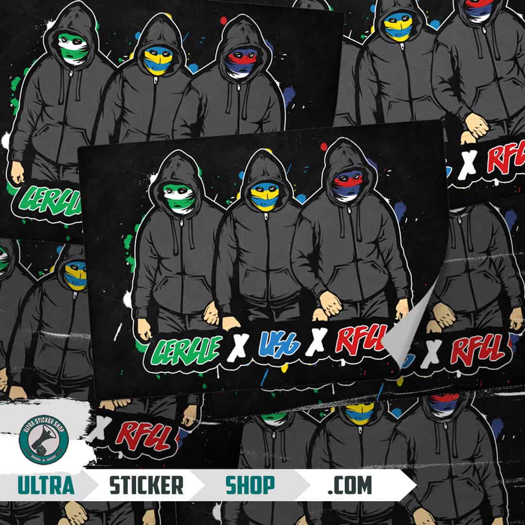 Cercle X USG X  RFCL Stickers