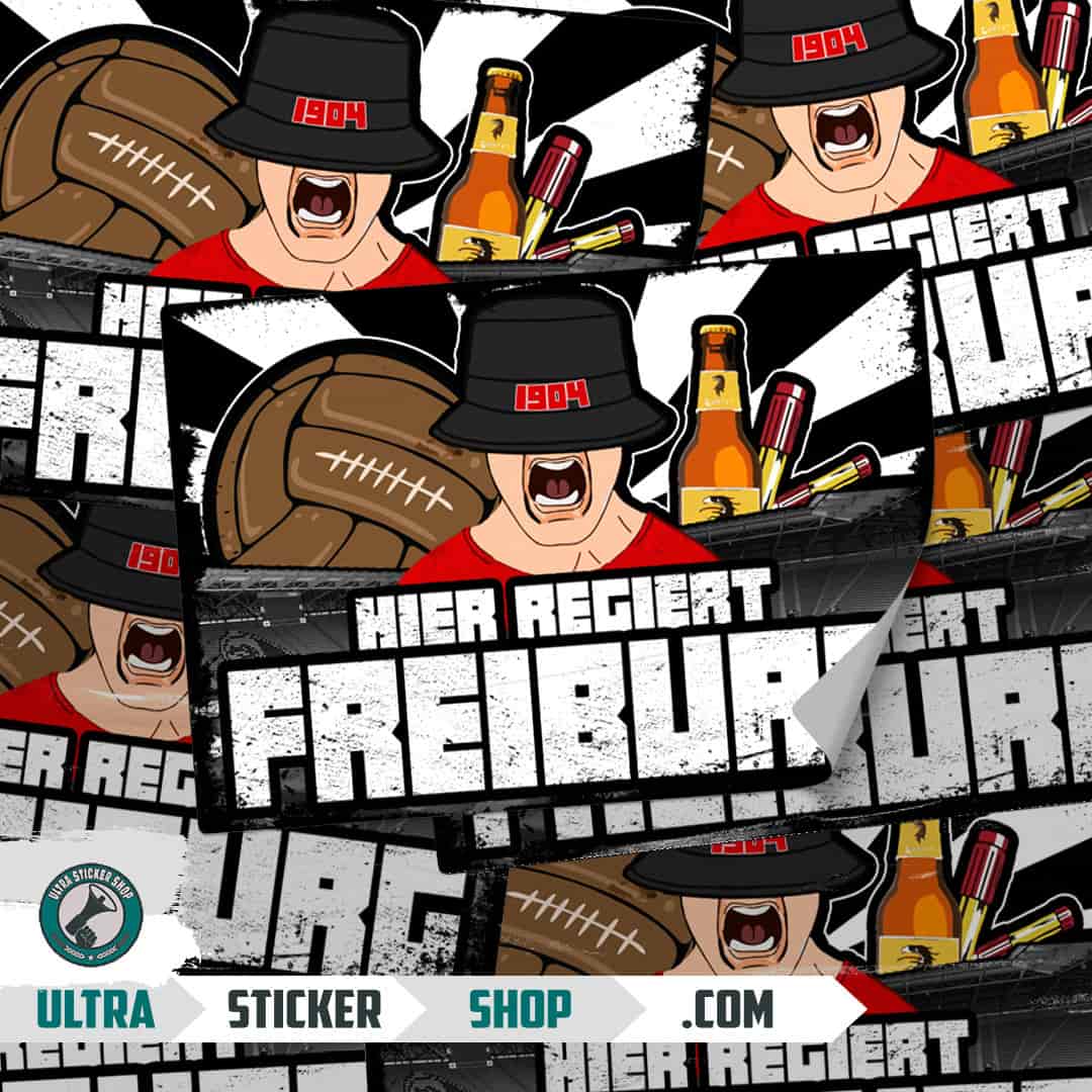 Hier Regiert Freiburg Stickers