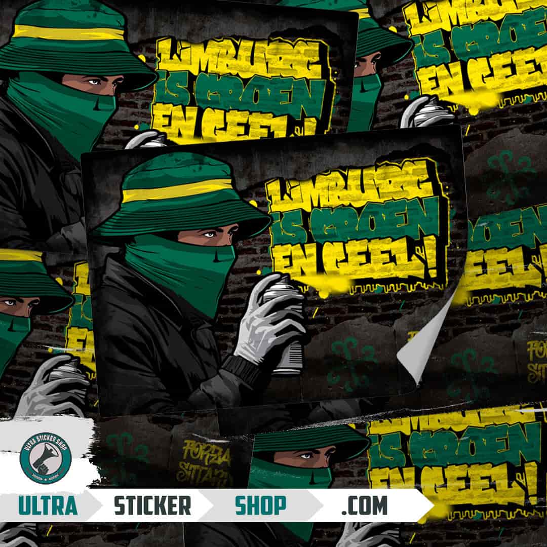 Limburg is Groen en Geel! Stickers