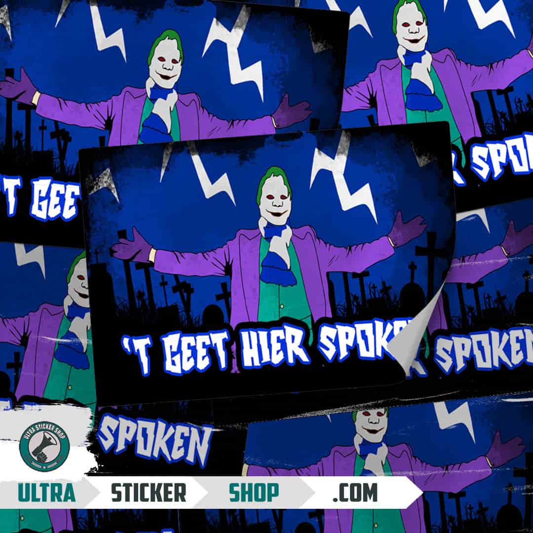 't geet hier spoken Stickers