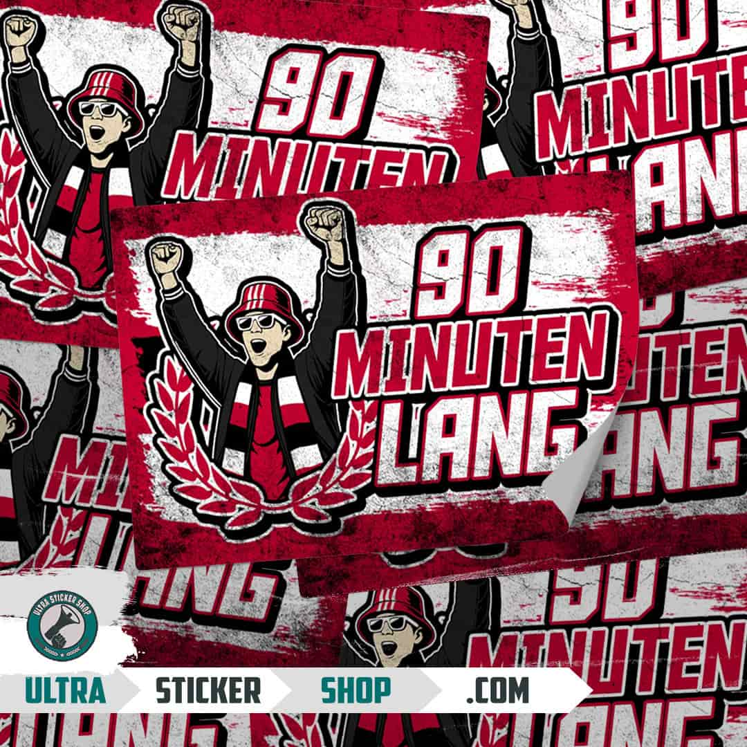 90 minuten lang Stickers