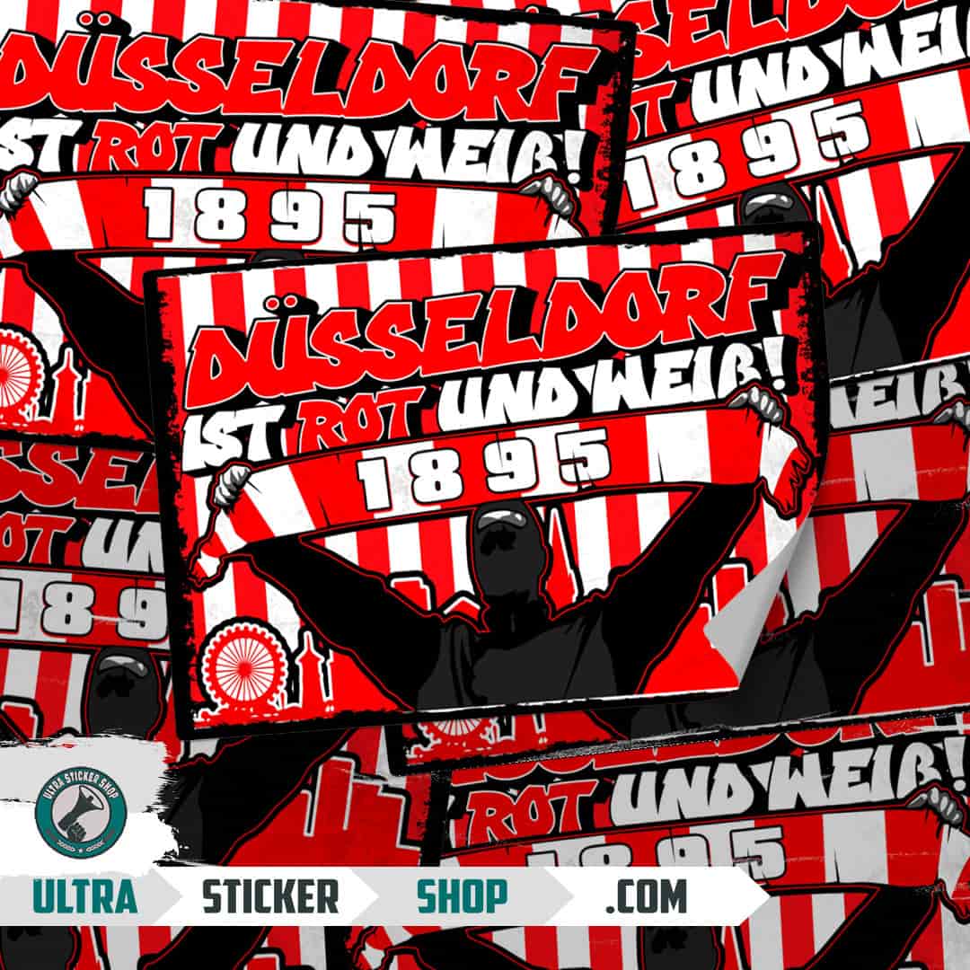Dusseldorf ist rot und weiss! Stickers