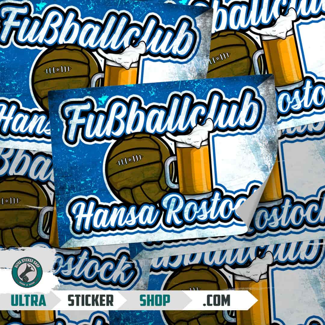 Fuẞballclub Hansa Rostock Stickers