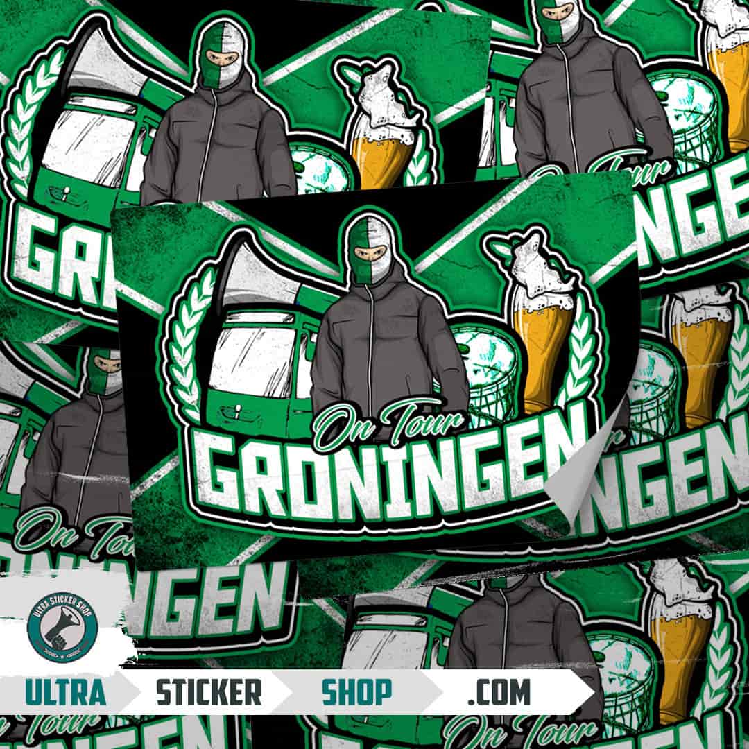 Groningen on tour Stickers