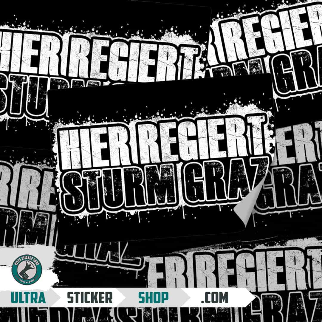 Hier Regiert Sturm Graz Stickers