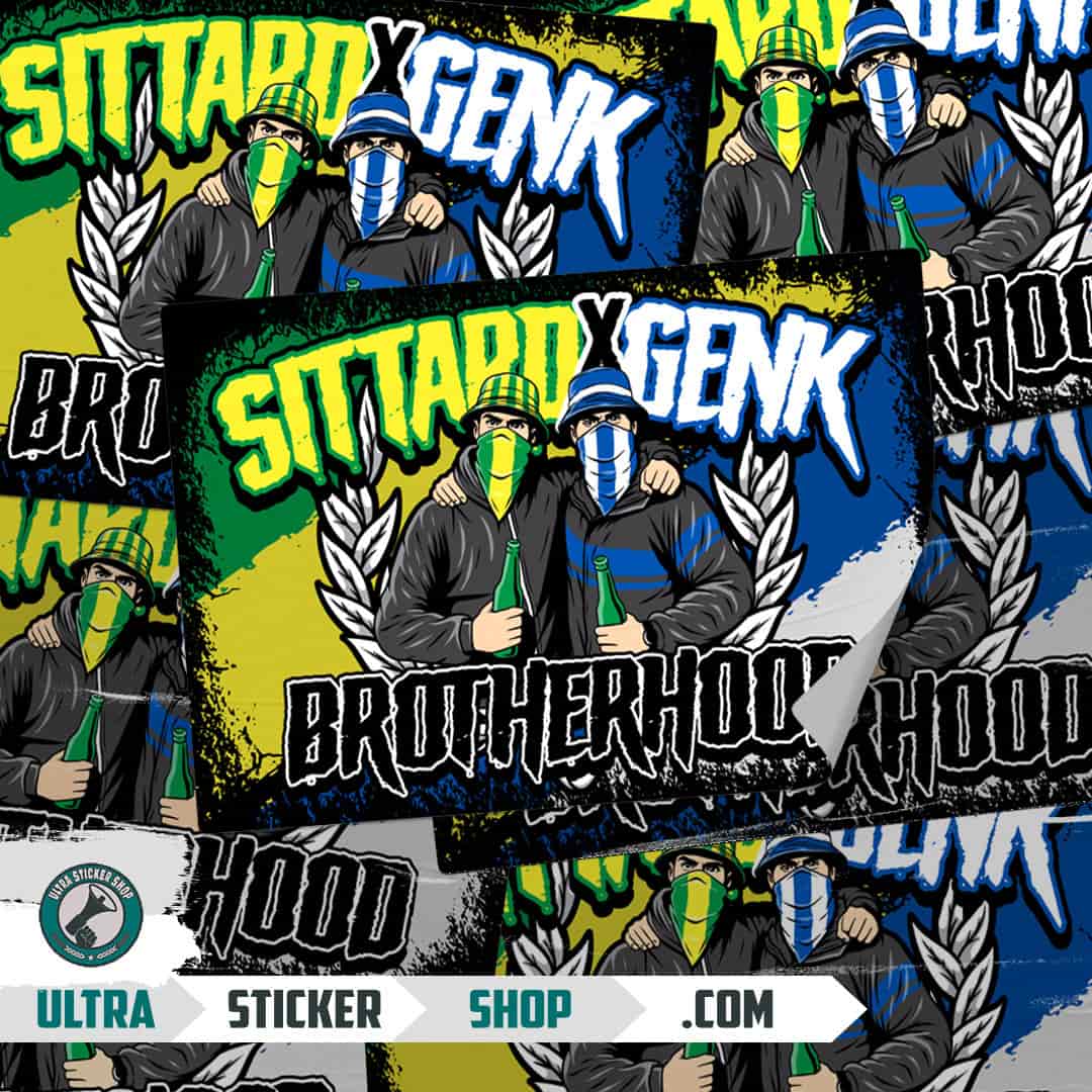 Sittard X Genk Brotherhood Stickers