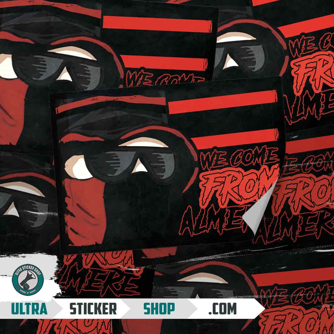 We come from almere 2.0 Stickers