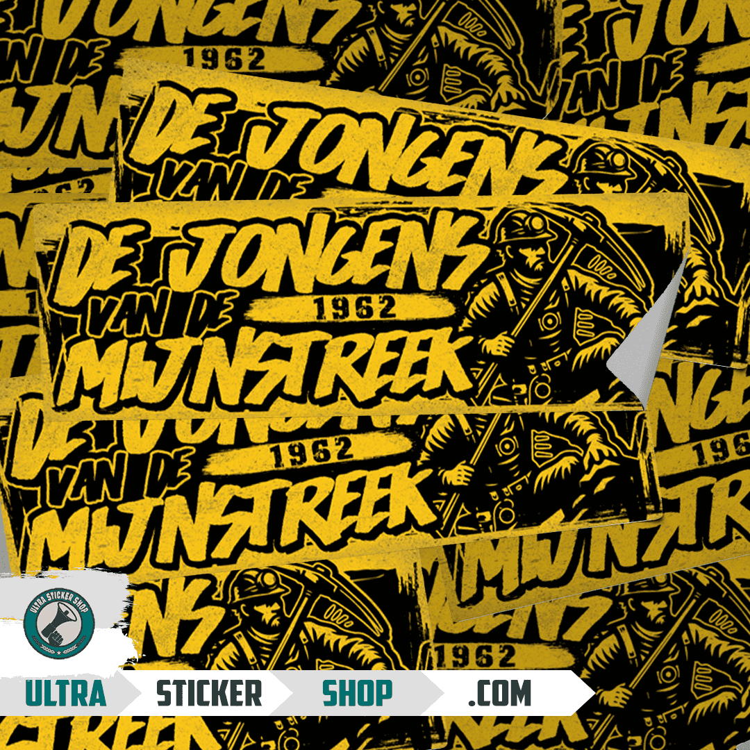 De jongens van de mijnstreek Stickers