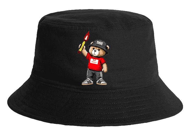 Zamora 1968 bear Bucket Hat