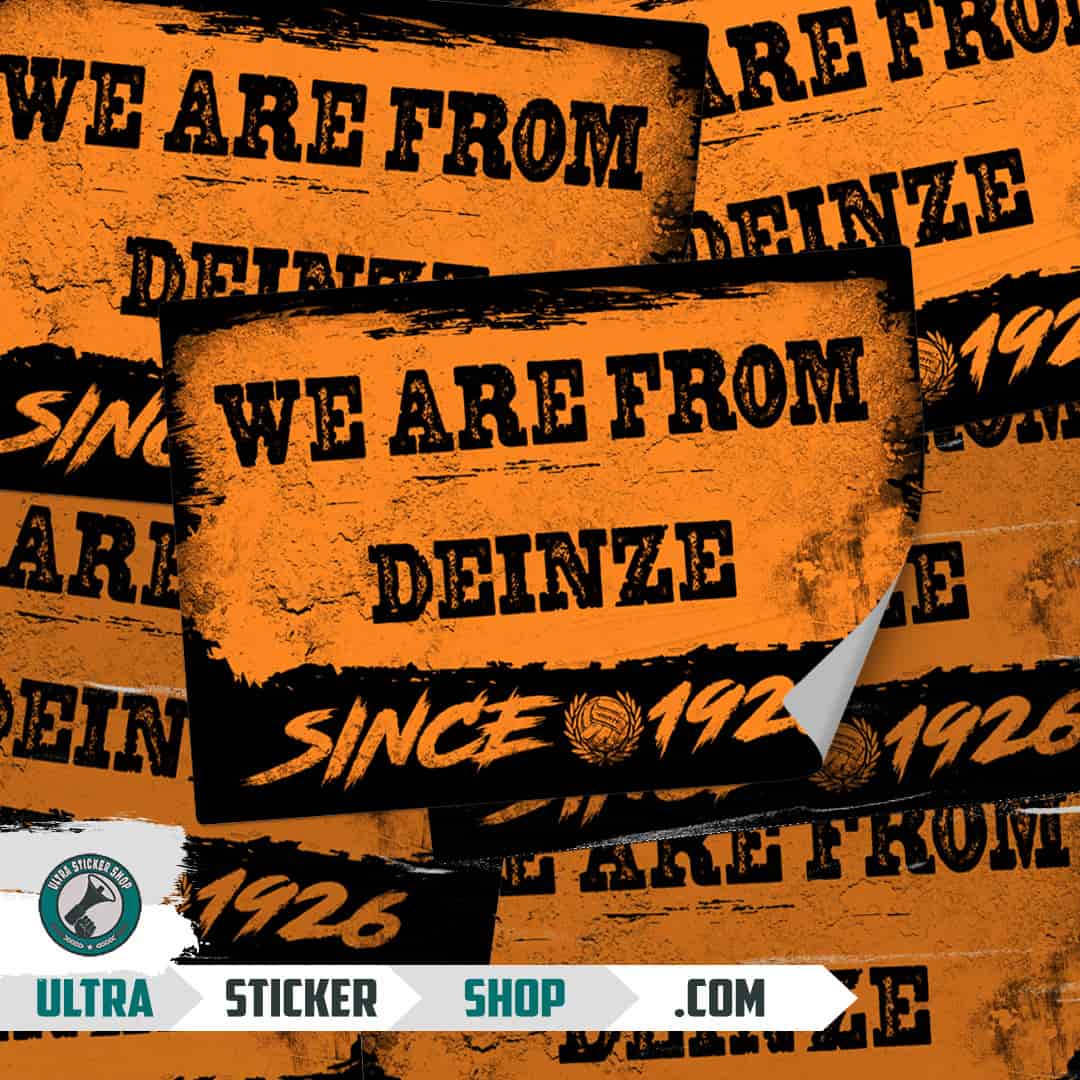 We are from Deinze since 1926 Stickers
