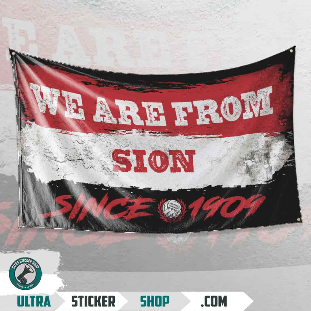 We are from Sion since 1909 Flag
