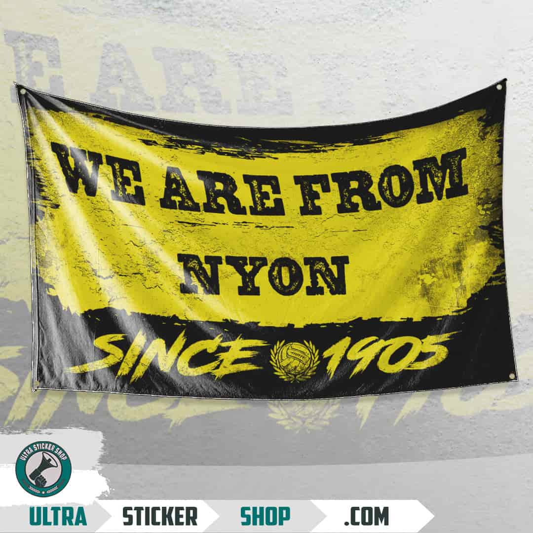 We are from Nyon since 1905 Flag