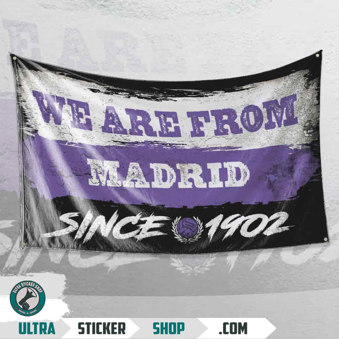 We are from Madrid since 1902 Flag