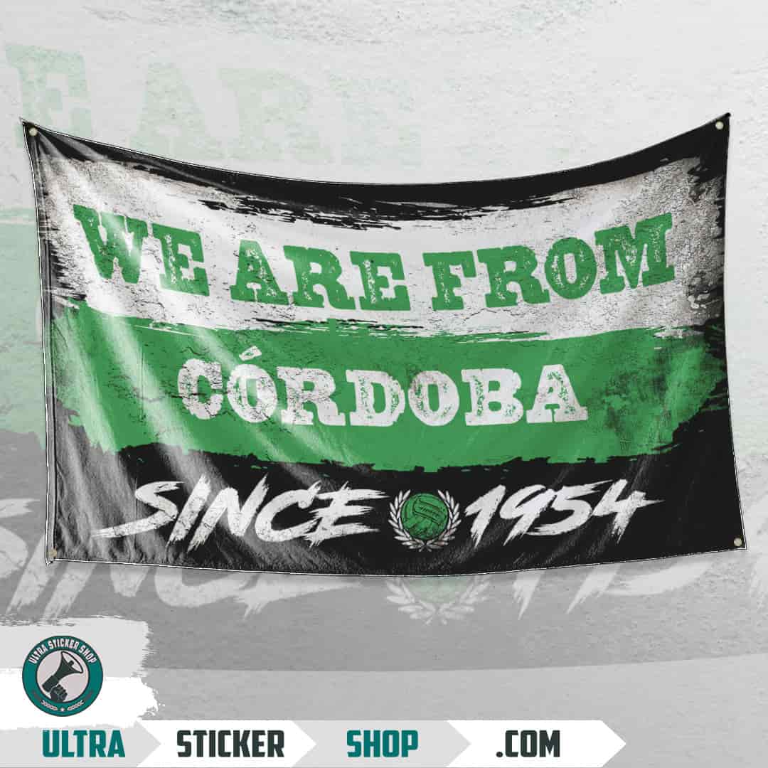 We are from Córdoba since 1954 Flag