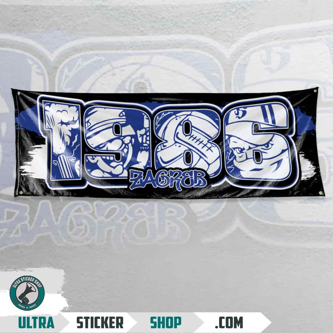 1986 Zagreb Flag