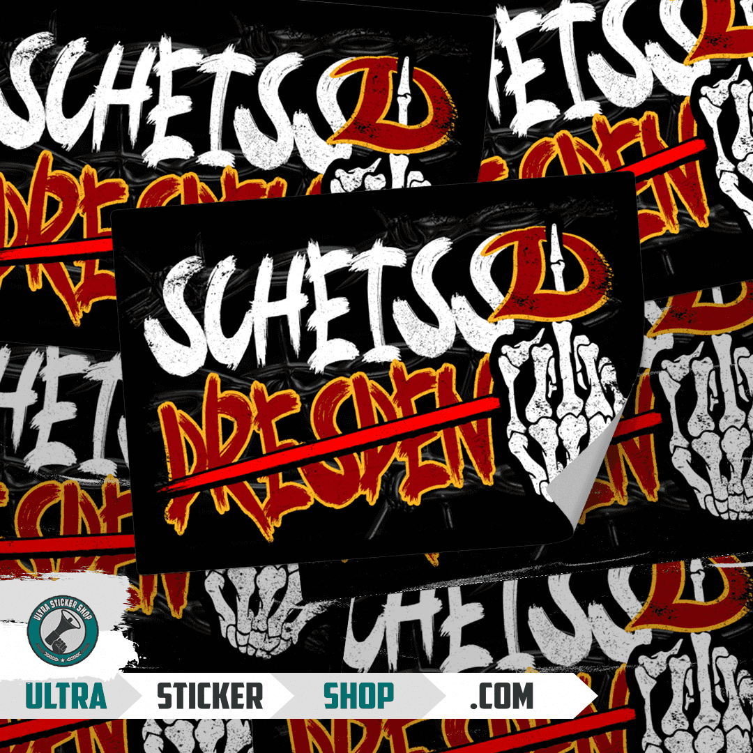 Scheiss Dresden Stickers