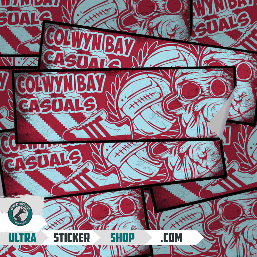 Colwyn Bay casuals Stickers