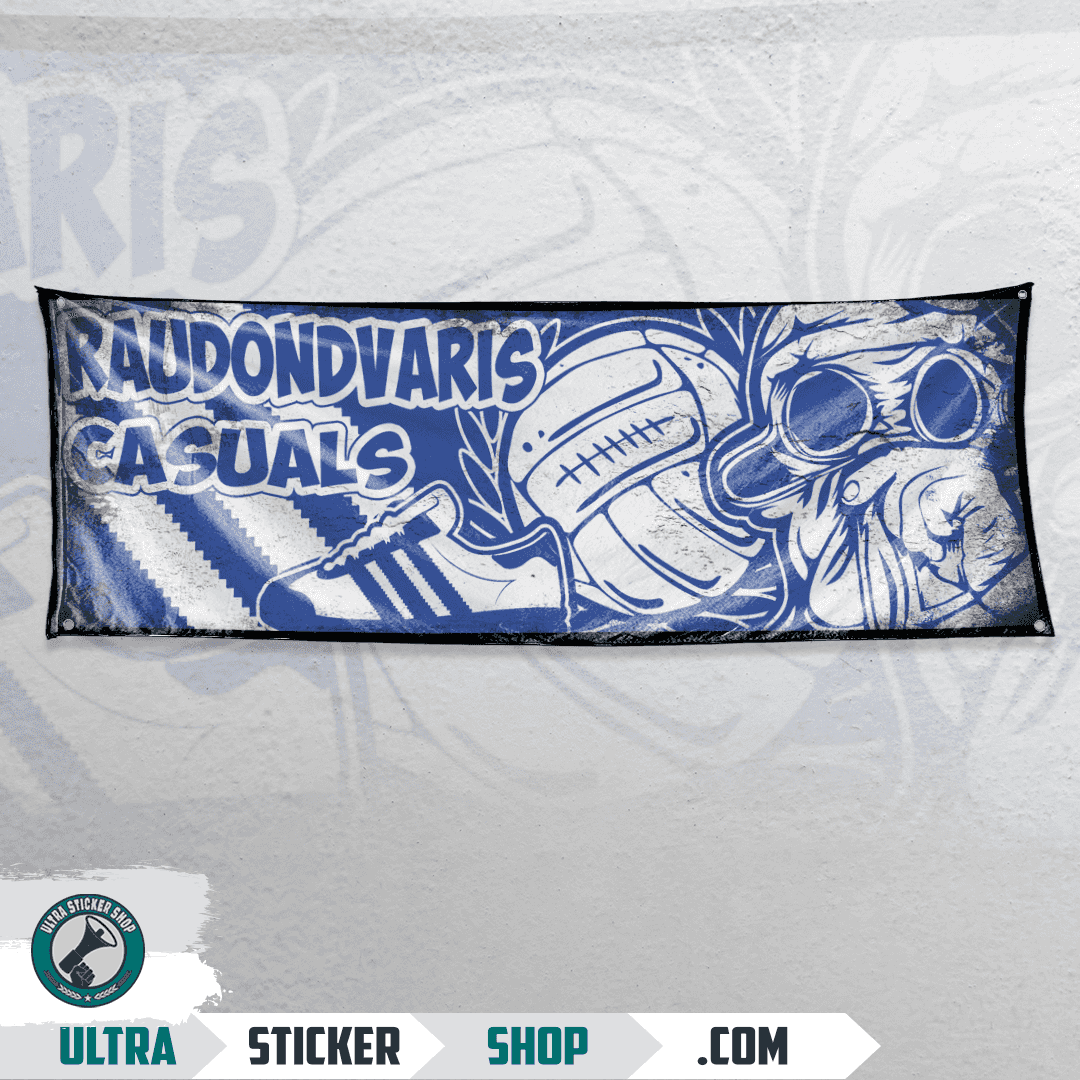Raudondvaris casuals Flag