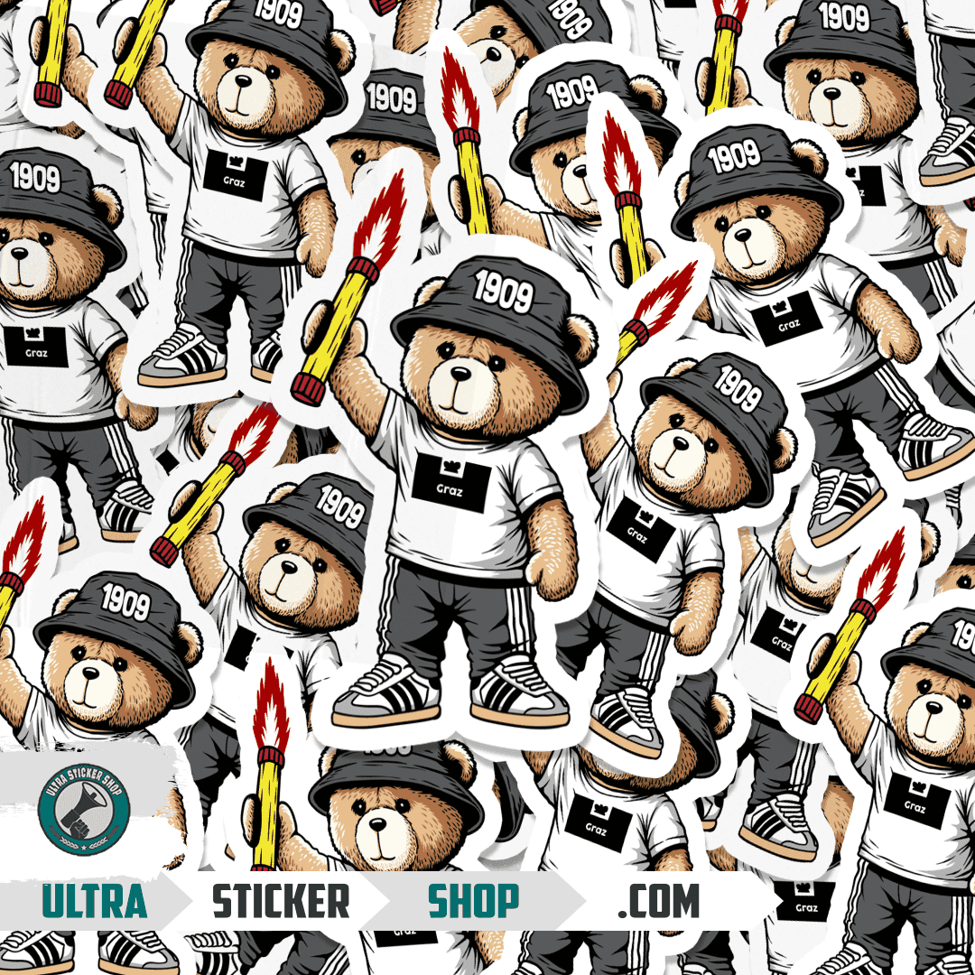 Graz 1909 bear Stickers