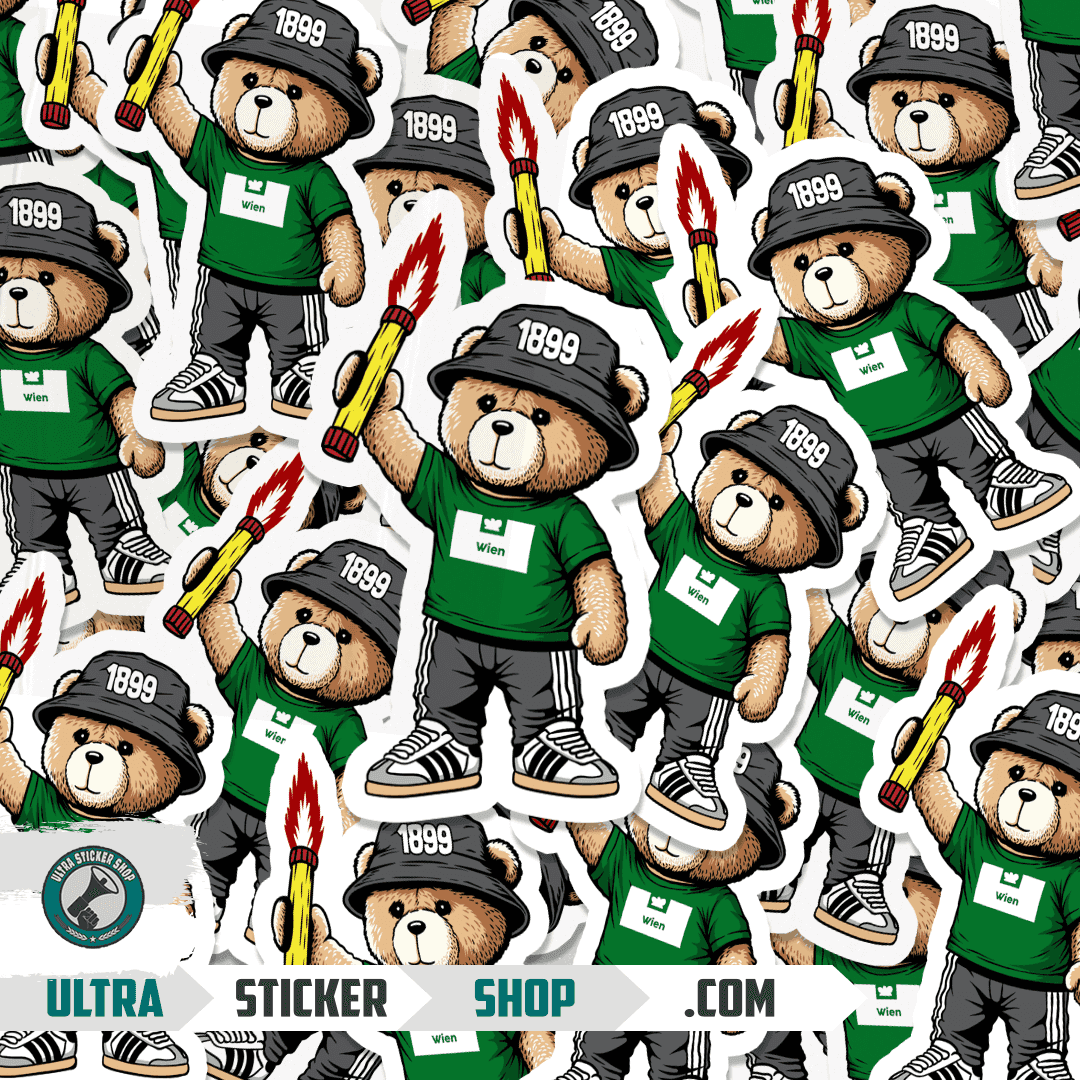 Wien 1899 bear Stickers