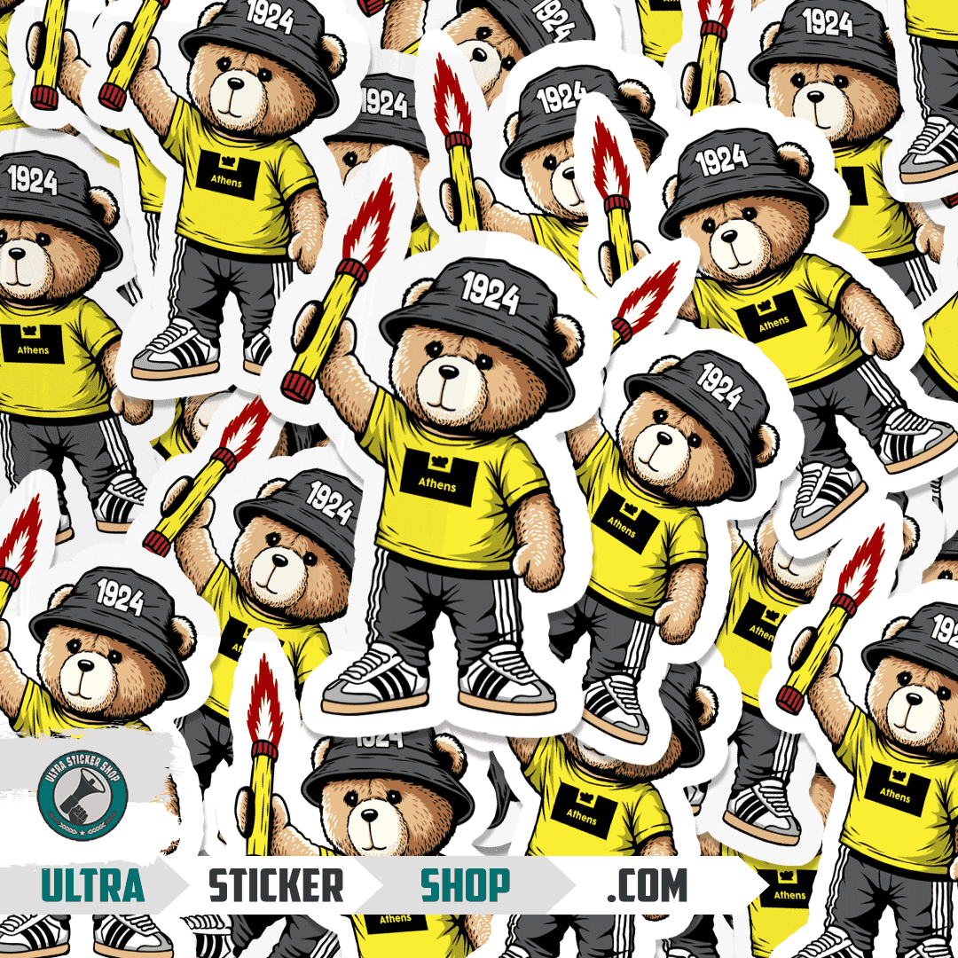 Athens 1924 bear Stickers