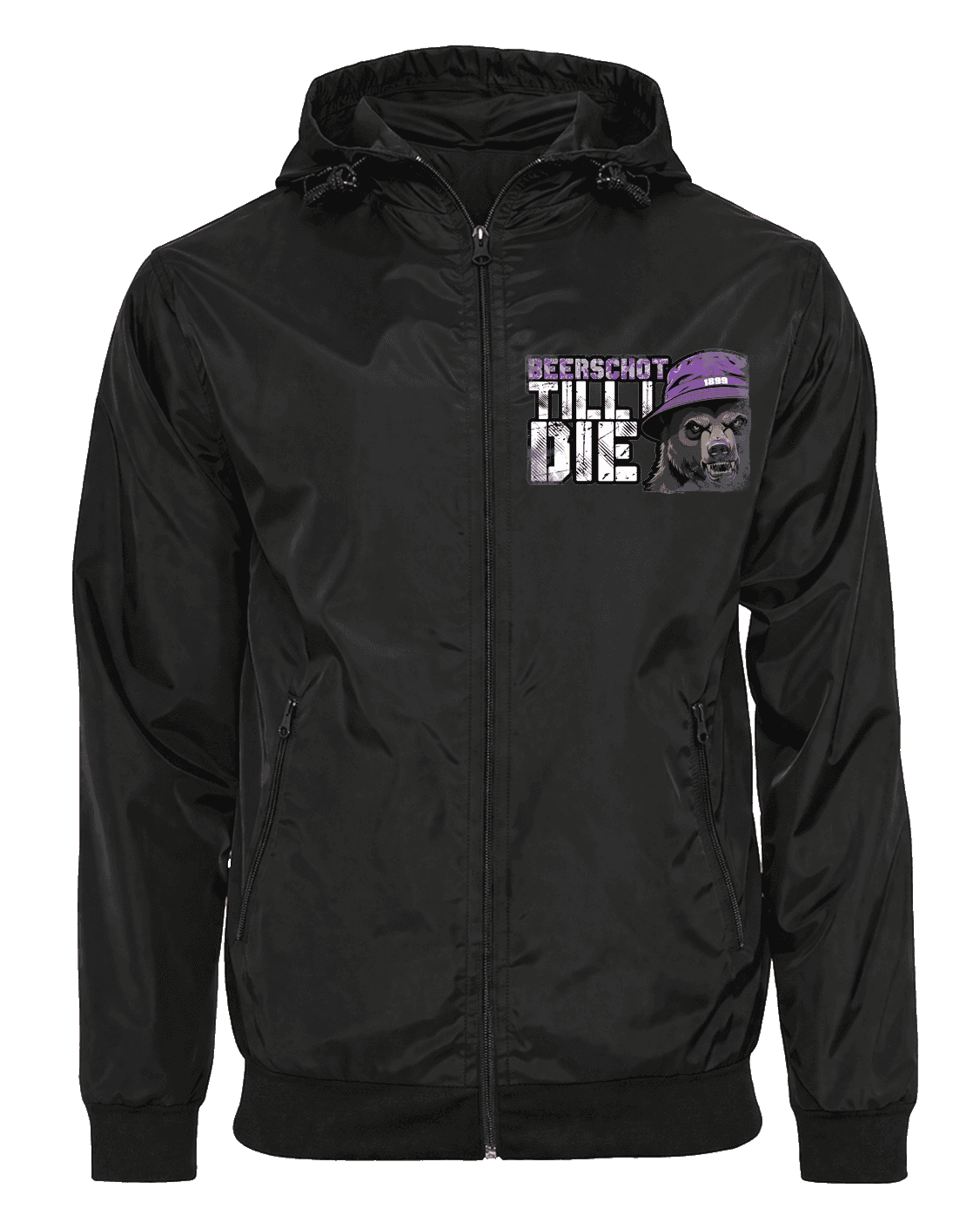 Beerschot till I Die Jacket with Zip-Off Balaclava