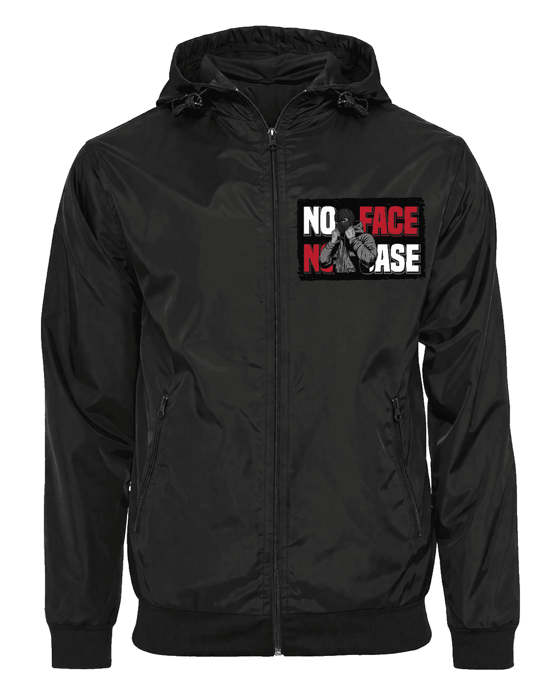 No face no case Jacket with Zip-Off Balaclava