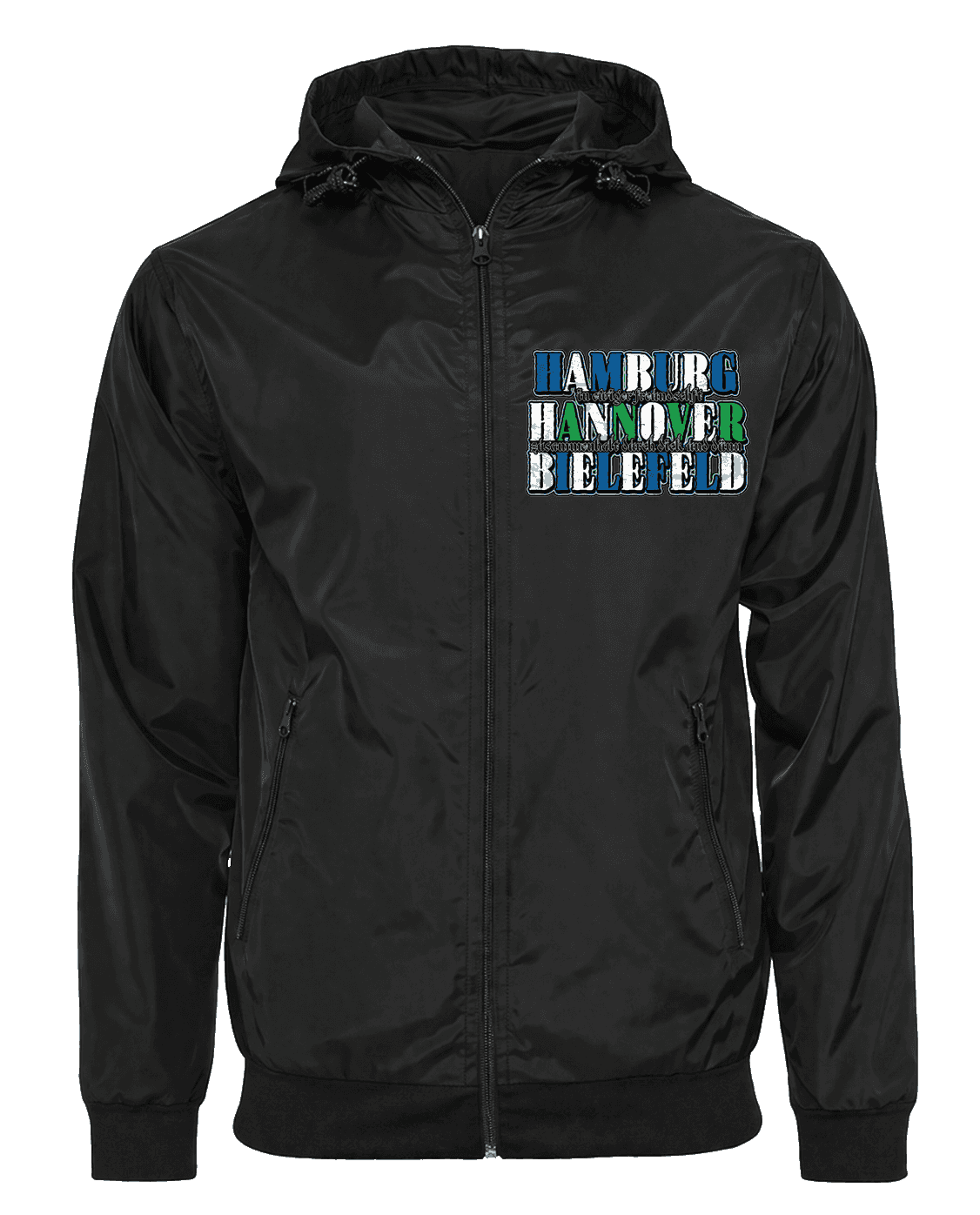 Hamburg X Hannover X Bielefeld Jacket with Zip-Off Balaclava