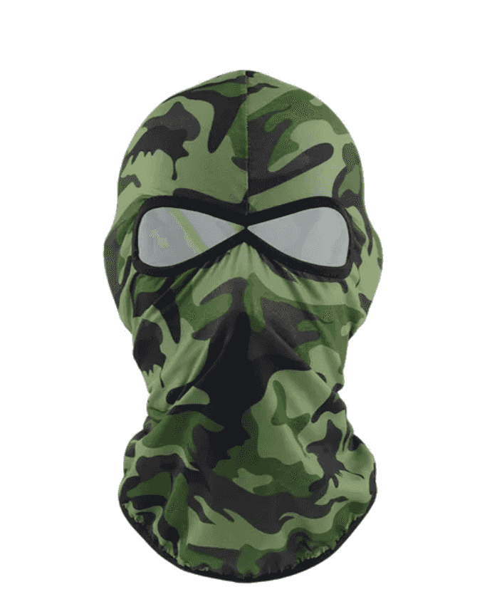 army print green Balaclava