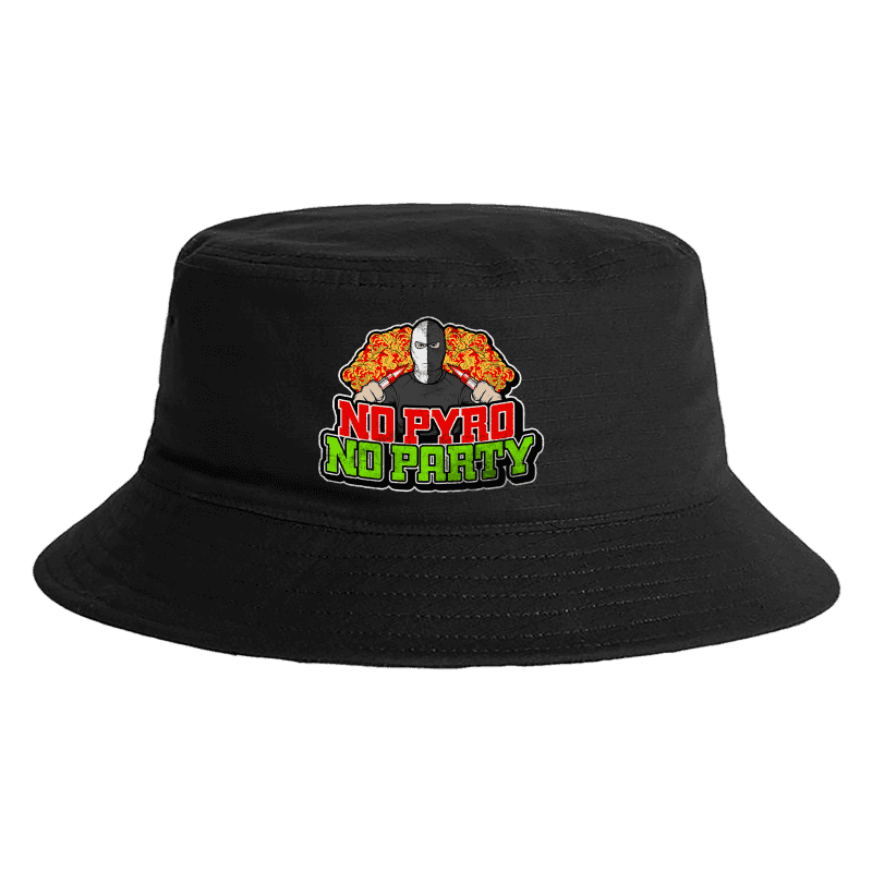 No pyro no party Bucket Hat
