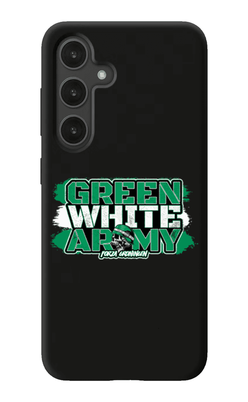 Green white army Samsung Case