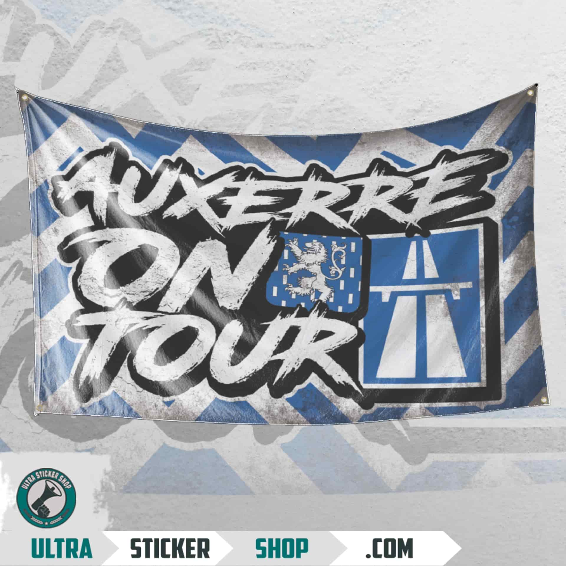 Auxerre on tour Flag